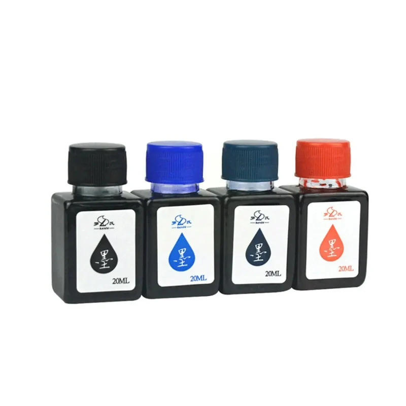 20 ml Füllfederhalter-Tinte, Dip-Pen-Tintenflasche, blaue Tinte zum Nachfüllen, für Studenten, Kunst, verfügbare Tinten, Tinte, Kalligraphie, Schreibwaren, Schreibwerkzeug