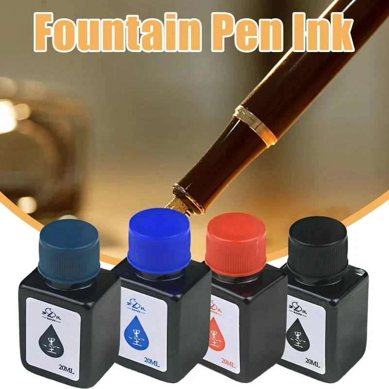 20 ml Füllfederhalter-Tinte, Dip-Pen-Tintenflasche, blaue Tinte zum Nachfüllen, für Studenten, Kunst, verfügbare Tinten, Tinte, Kalligraphie, Schreibwaren, Schreibwerkzeug
