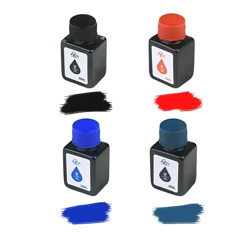 20 ml Füllfederhalter-Tinte, Dip-Pen-Tintenflasche, blaue Tinte zum Nachfüllen, für Studenten, Kunst, verfügbare Tinten, Tinte, Kalligraphie, Schreibwaren, Schreibwerkzeug