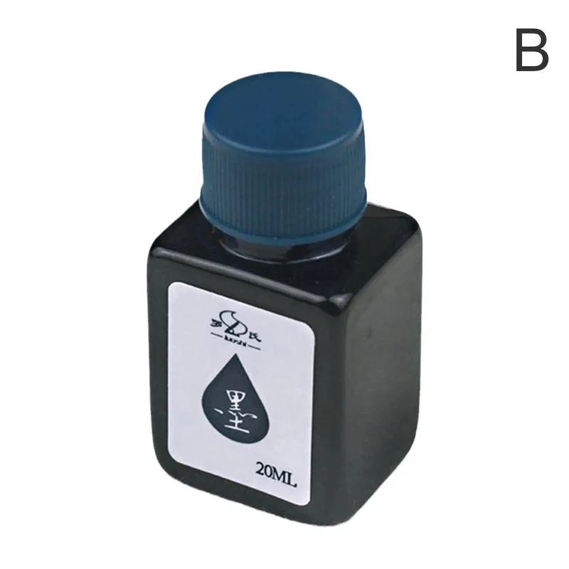 20 ml Füllfederhalter-Tinte, Dip-Pen-Tintenflasche, blaue Tinte zum Nachfüllen, für Studenten, Kunst, verfügbare Tinten, Tinte, Kalligraphie, Schreibwaren, Schreibwerkzeug