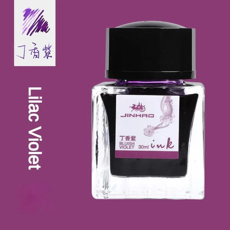 JINHAO 50 ml/30 ml Tinte in verschiedenen Farben, Tinte in Glasflaschen, Nachfüllpatrone für Füllfederhalter, Schreib- und Bürobedarf für die Schule