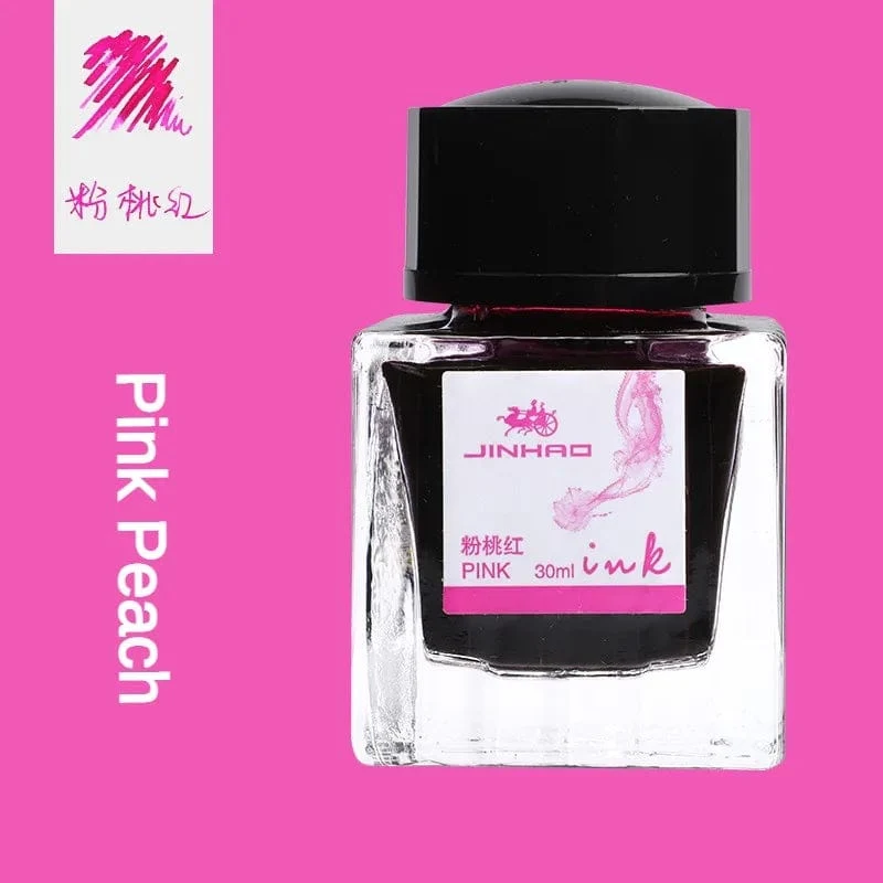 JINHAO 50 ml/30 ml Tinte in verschiedenen Farben, Tinte in Glasflaschen, Nachfüllpatrone für Füllfederhalter, Schreib- und Bürobedarf für die Schule