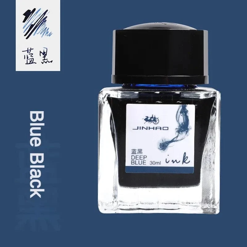 JINHAO 50 ml/30 ml Tinte in verschiedenen Farben, Tinte in Glasflaschen, Nachfüllpatrone für Füllfederhalter, Schreib- und Bürobedarf für die Schule