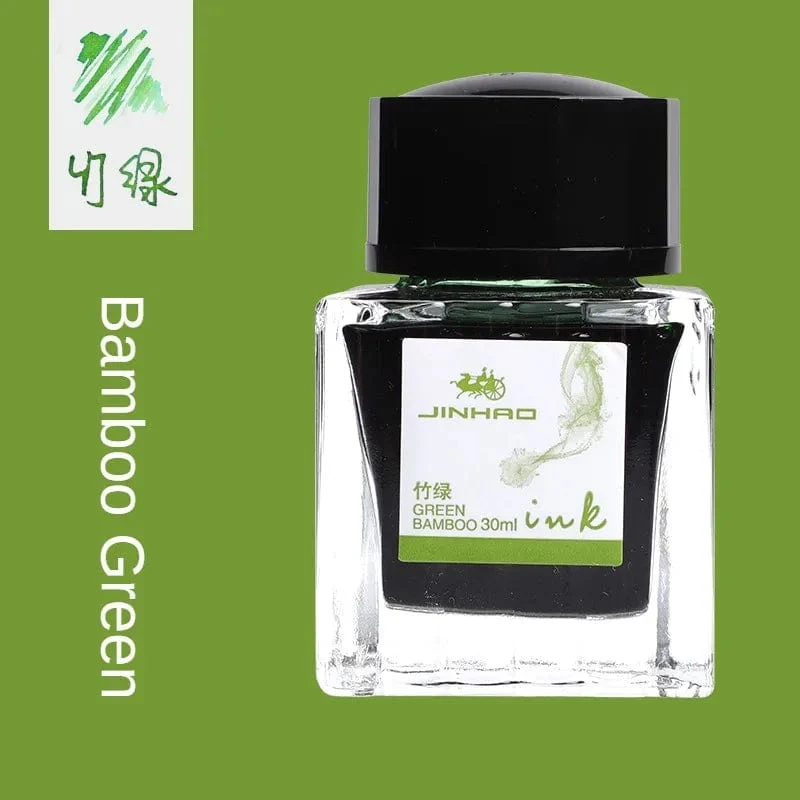 JINHAO 50 ml/30 ml Tinte in verschiedenen Farben, Tinte in Glasflaschen, Nachfüllpatrone für Füllfederhalter, Schreib- und Bürobedarf für die Schule