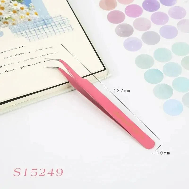 8Style Bonbonfarbene Pinzette Kreative Edelstahl Hochelastische Clips