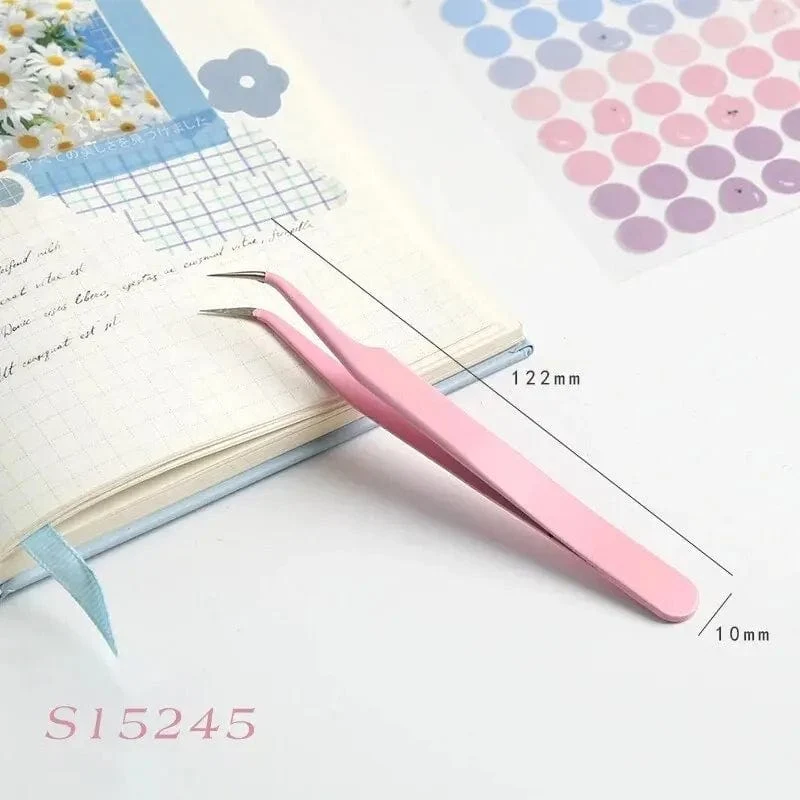8Style Bonbonfarbene Pinzette Kreative Edelstahl Hochelastische Clips