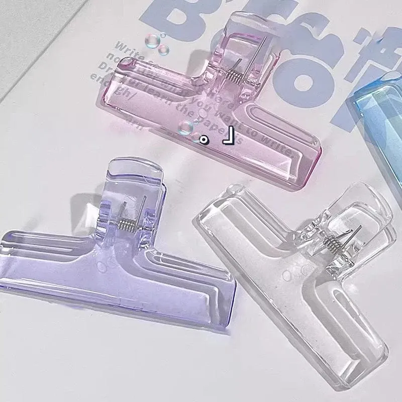 Ins Transparent Binder Clips Kawaii Büroklammern Datei Dokumente Tickets Clips Lesezeichen Index Seite Halter Büro Bindung Liefert