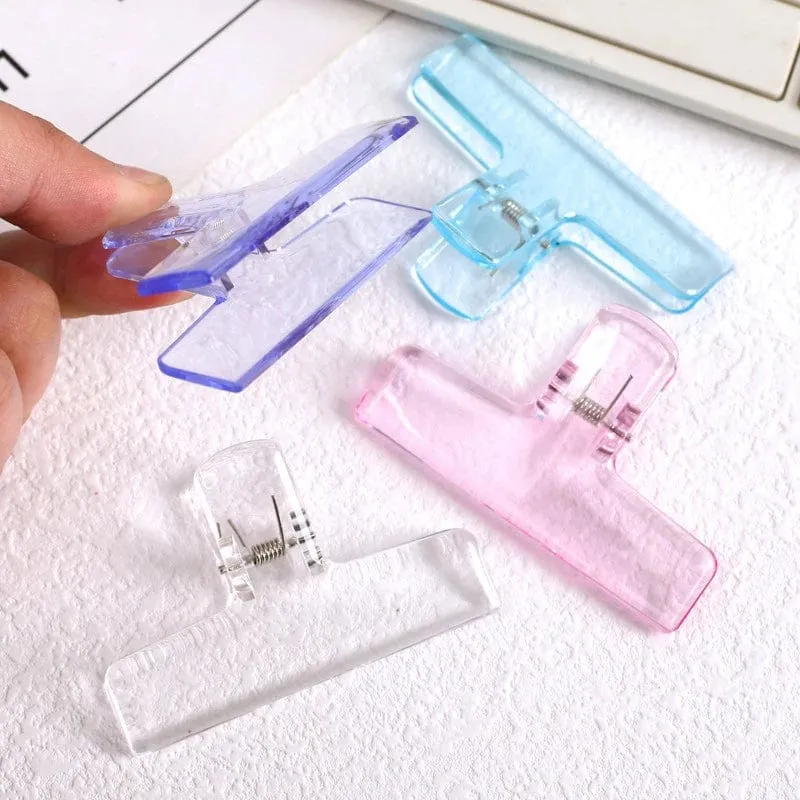 Ins Transparent Binder Clips Kawaii Büroklammern Datei Dokumente Tickets Clips Lesezeichen Index Seite Halter Büro Bindung Liefert