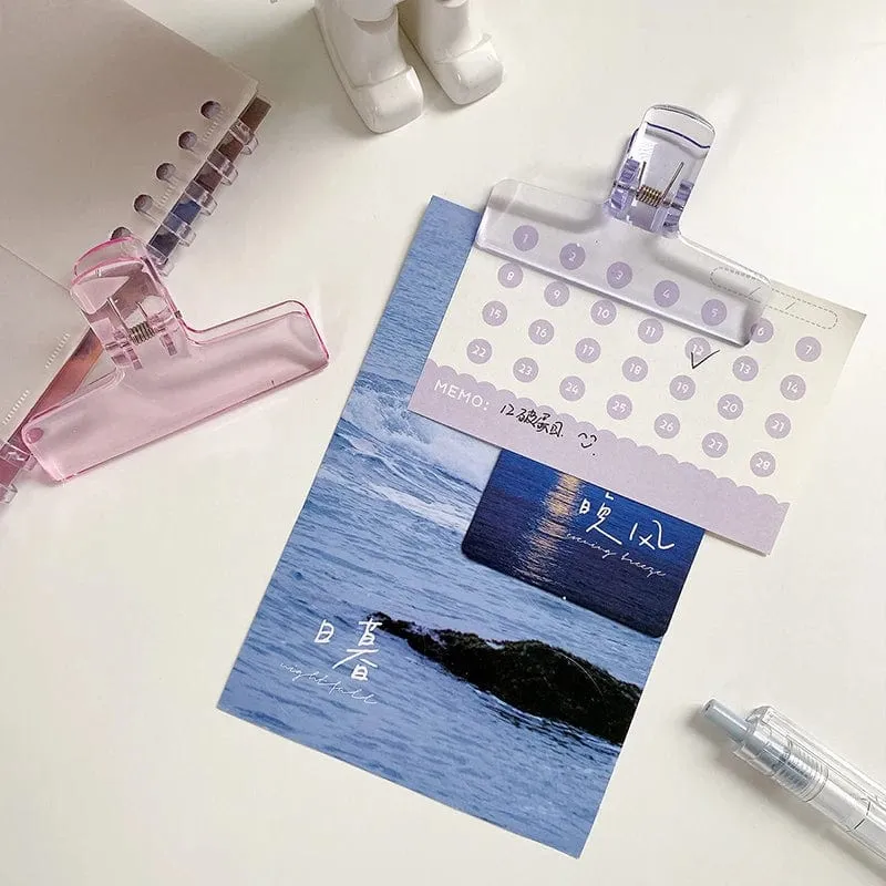 Ins Transparent Binder Clips Kawaii Büroklammern Datei Dokumente Tickets Clips Lesezeichen Index Seite Halter Büro Bindung Liefert
