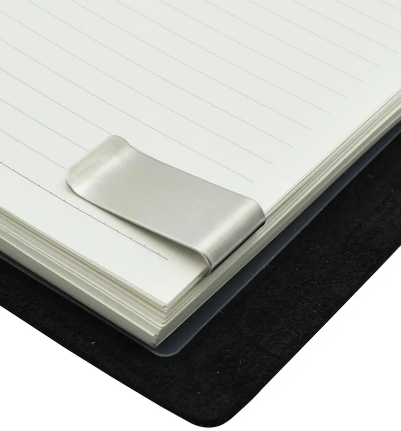 Metall-Büroklammer für Notizbuch, Lesezeichen, Werkzeug, Edelstahl und Messing, Material für Bücher, Büro, Schule, Lesebedarf