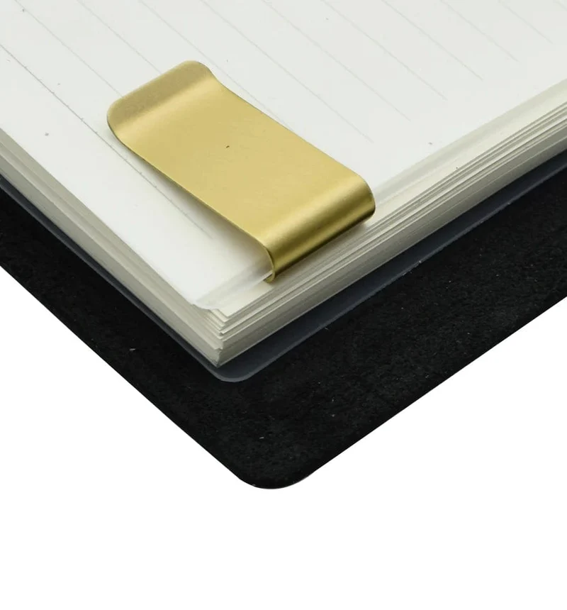 Metall-Büroklammer für Notizbuch, Lesezeichen, Werkzeug, Edelstahl und Messing, Material für Bücher, Büro, Schule, Lesebedarf