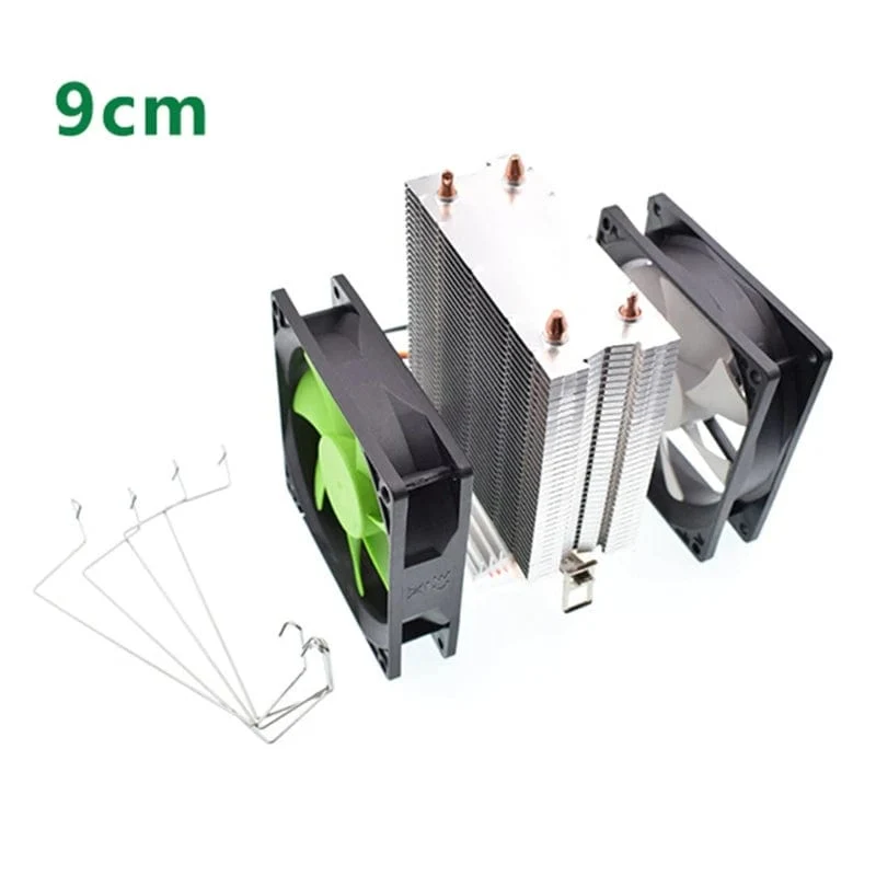2 PCS Wärme abzuführen Clip Clamp Computer CPU Lüfter Clips Edelstahl Draht Verschluss Schnalle Halterung