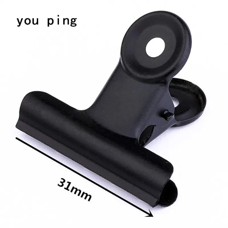 Neu 50mm 38mm 31mm 22mm Multicolor Runde Metall Clamp Büroklammern Schüler Schule Bürobedarf