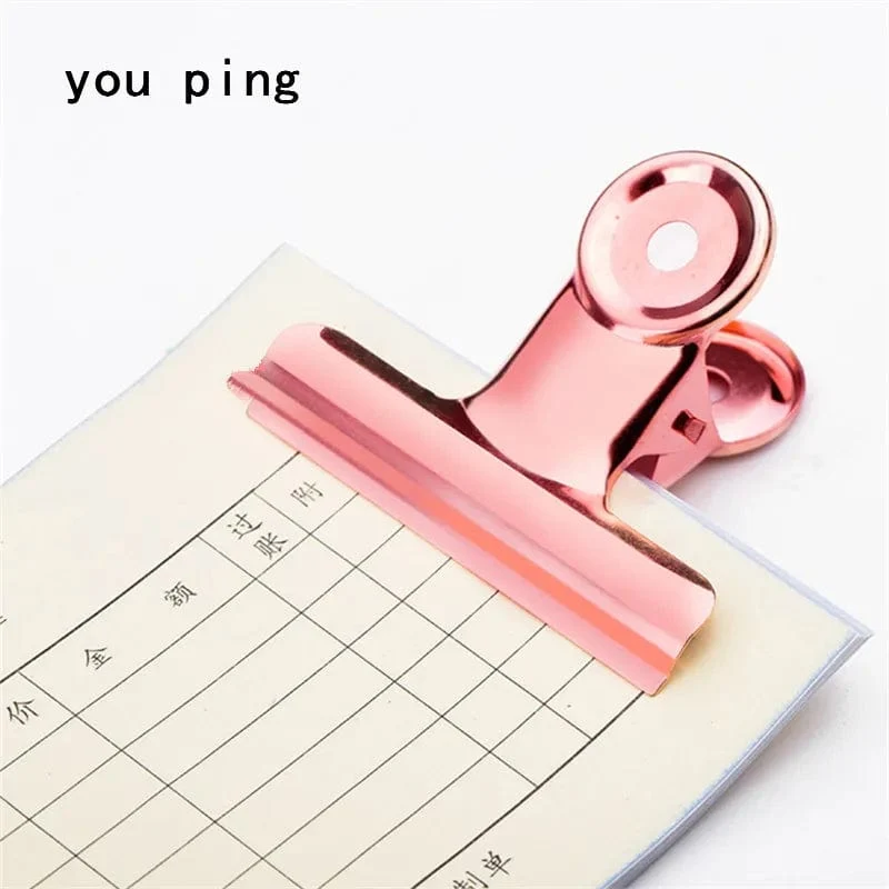 Neu 50mm 38mm 31mm 22mm Multicolor Runde Metall Clamp Büroklammern Schüler Schule Bürobedarf