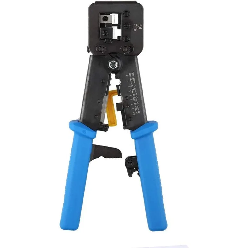 RJ45 Crimper Hand Netzwerk Werkzeuge Zange RJ12 Cat5 Cat6 8p8c Kabel Stripper Pressklemme Zange Clip Multifunktion