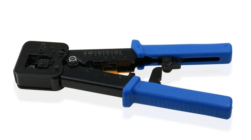 RJ45 Crimper Hand Netzwerk Werkzeuge Zange RJ12 Cat5 Cat6 8p8c Kabel Stripper Pressklemme Zange Clip Multifunktion