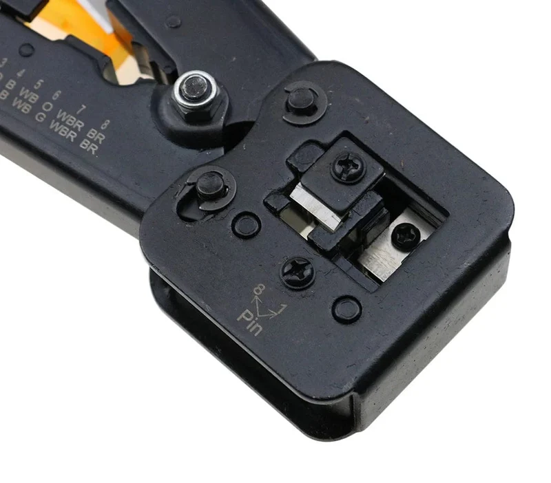 RJ45 Crimper Hand Netzwerk Werkzeuge Zange RJ12 Cat5 Cat6 8p8c Kabel Stripper Pressklemme Zange Clip Multifunktion