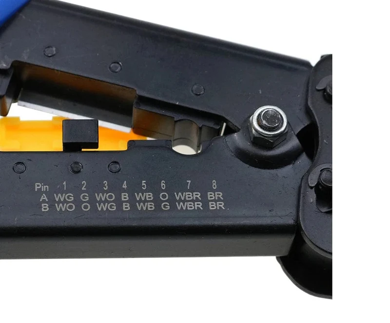 RJ45 Crimper Hand Netzwerk Werkzeuge Zange RJ12 Cat5 Cat6 8p8c Kabel Stripper Pressklemme Zange Clip Multifunktion