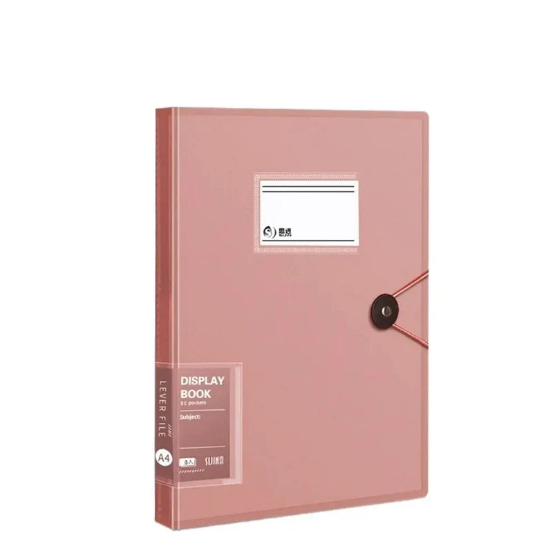 5 Farben Aufbewahrungsordner Aktentasche Quittungshalter Schreibwaren Papier Organizer Loseblattordner A4 Aktenordner Dokumente Clip