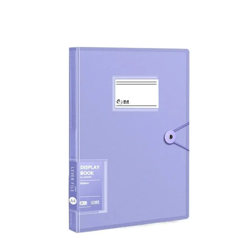 5 Farben Aufbewahrungsordner Aktentasche Quittungshalter Schreibwaren Papier Organizer Loseblattordner A4 Aktenordner Dokumente Clip
