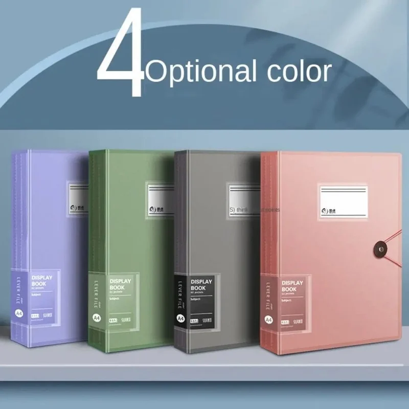5 Farben Aufbewahrungsordner Aktentasche Quittungshalter Schreibwaren Papier Organizer Loseblattordner A4 Aktenordner Dokumente Clip