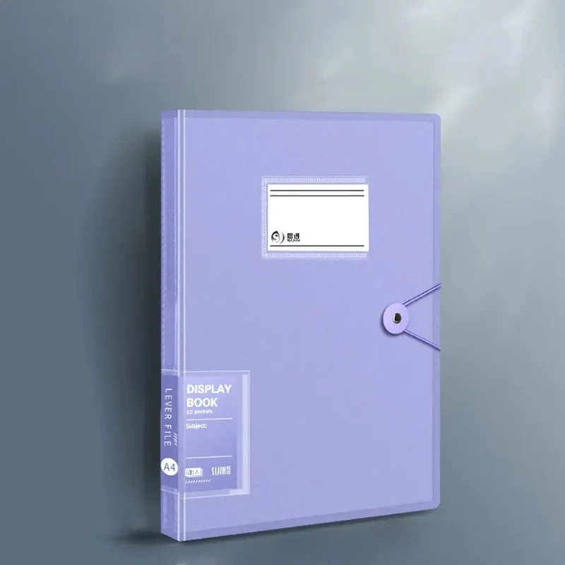 5 Farben Aufbewahrungsordner Aktentasche Quittungshalter Schreibwaren Papier Organizer Loseblattordner A4 Aktenordner Dokumente Clip