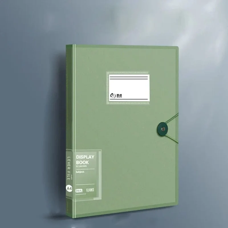 5 Farben Aufbewahrungsordner Aktentasche Quittungshalter Schreibwaren Papier Organizer Loseblattordner A4 Aktenordner Dokumente Clip