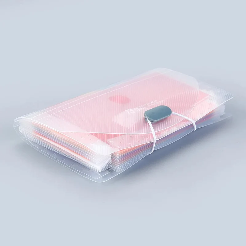 Fächermappe mit 13 Fächern und Einband, Akkordeon-Papiermappe, Aktentasche, Dokumenten-Organizer im A6-Format für Zuhause, Büro, Schule
