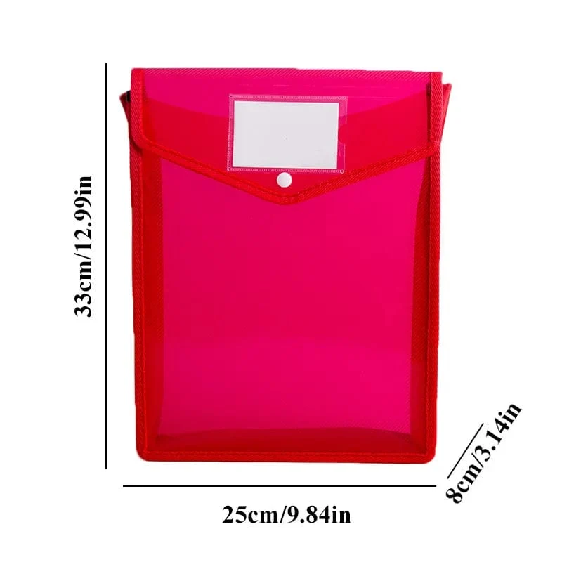 A4-Dateiordner, Schreibwaren-Aufbewahrungsordner, wasserdichte Datei-Organizer-Ordner, PVC-Tasche, Portfolio, Papieraufbewahrung, Büro-Organizer