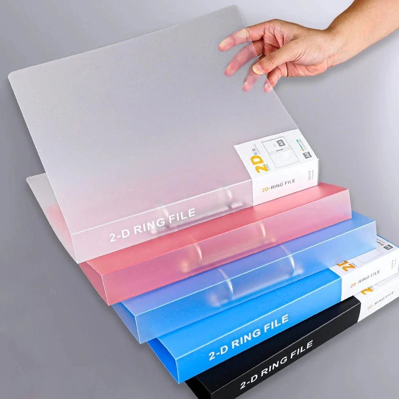 2-Ring-Ordner, Ordner, A4, Ordnerhülle, Office Document Organizer, bietet Platz für 200 Blatt, Testpapier, Schreibtisch-Organizer