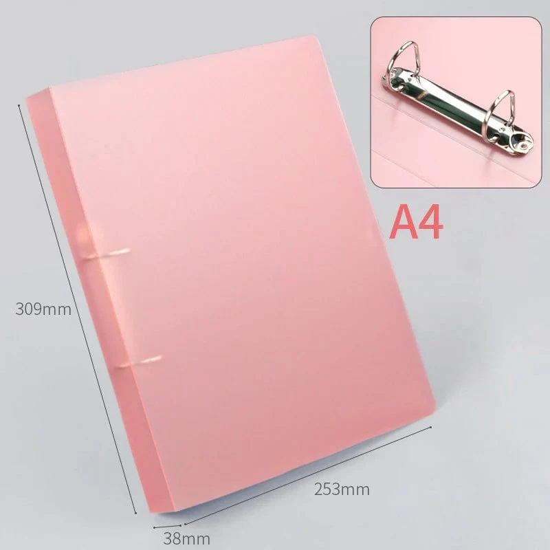 2-Ring-Ordner, Ordner, A4, Ordnerhülle, Office Document Organizer, bietet Platz für 200 Blatt, Testpapier, Schreibtisch-Organizer
