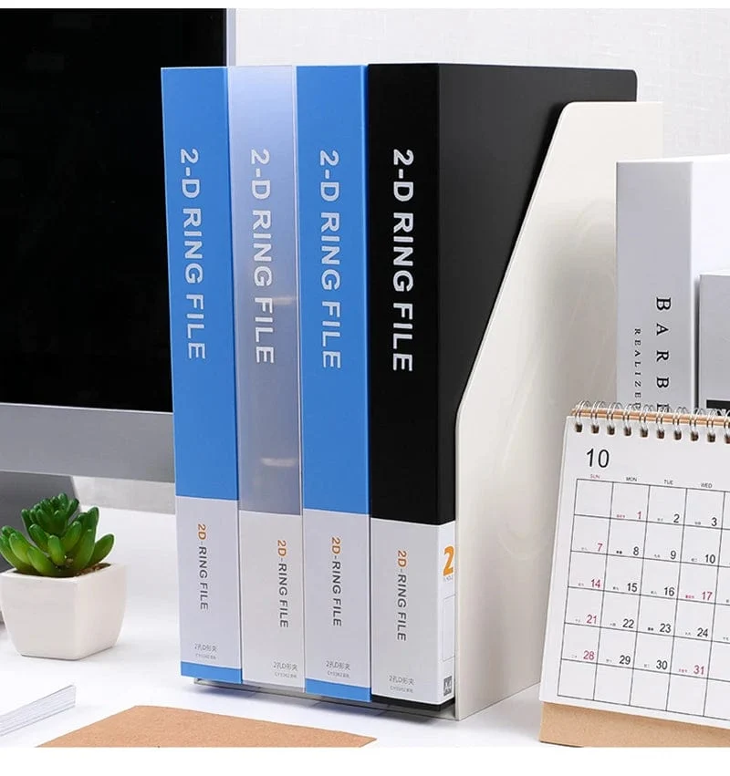 2-Ring-Ordner, Ordner, A4, Ordnerhülle, Office Document Organizer, bietet Platz für 200 Blatt, Testpapier, Schreibtisch-Organizer