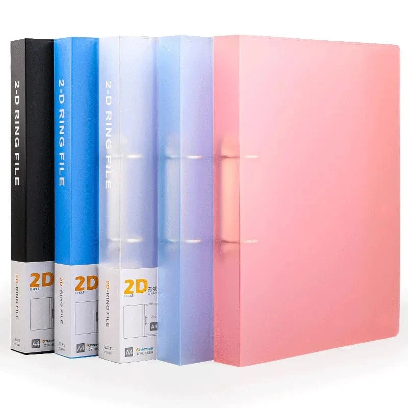 2-Ring-Ordner, Ordner, A4, Ordnerhülle, Office Document Organizer, bietet Platz für 200 Blatt, Testpapier, Schreibtisch-Organizer