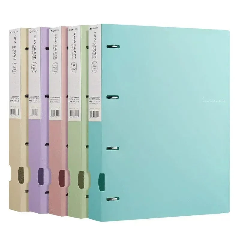 A4-Ordner, D-Typ-Stanzordner, Büro-Aufbewahrungsring, wasserdicht, Testpapier, Datenspeicherordner, 4-Loch-Ordner, Lernbedarf