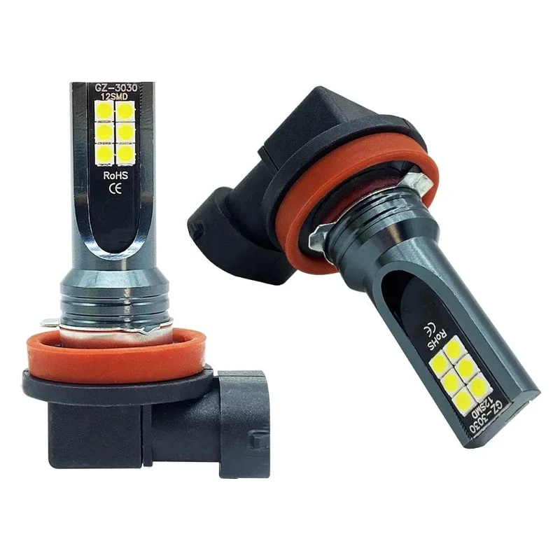 2 Stücke 9005 9006 LED-Scheinwerfer H11 H8 H9 H10 H1 H3 Auto Nebelscheinwerfer DRL H4 H7 Auto Fahren Lauflampen 6000K 8000LM 80W 12V