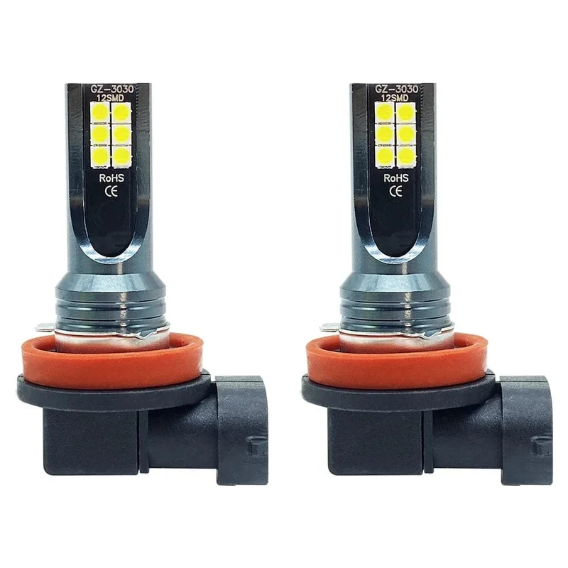2 Stücke 9005 9006 LED-Scheinwerfer H11 H8 H9 H10 H1 H3 Auto Nebelscheinwerfer DRL H4 H7 Auto Fahren Lauflampen 6000K 8000LM 80W 12V