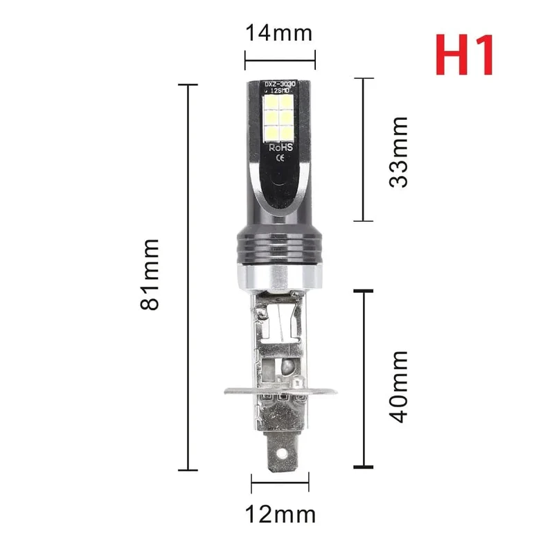 2Pcs H11 H8 H4 H7 H1 H16 H3 H10 9005 HB3 9006 HB4 LED Auto Nebel Lichter 6000K Scheinwerfer lampen 3000K 12000K 4300K ​​Auto Nebel Lampe