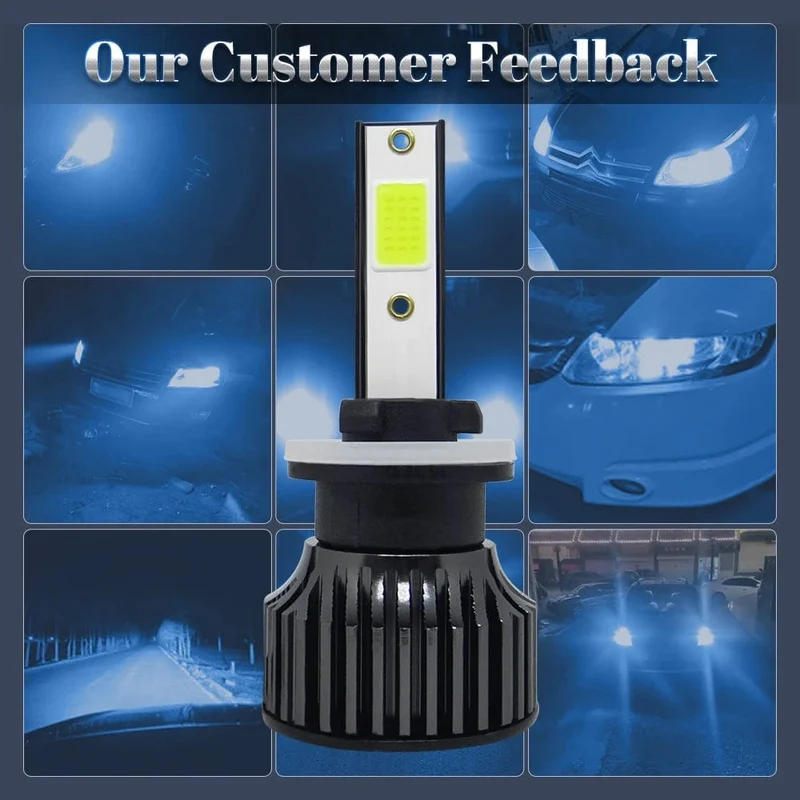 72W 16000LM Auto Scheinwerfer H4 H7 H1 LED H8 H9 H11 12000K 6000K 6500K lemon grün auto nebel Licht H3 9005 HB3 9006 12V Led-lampe F2C