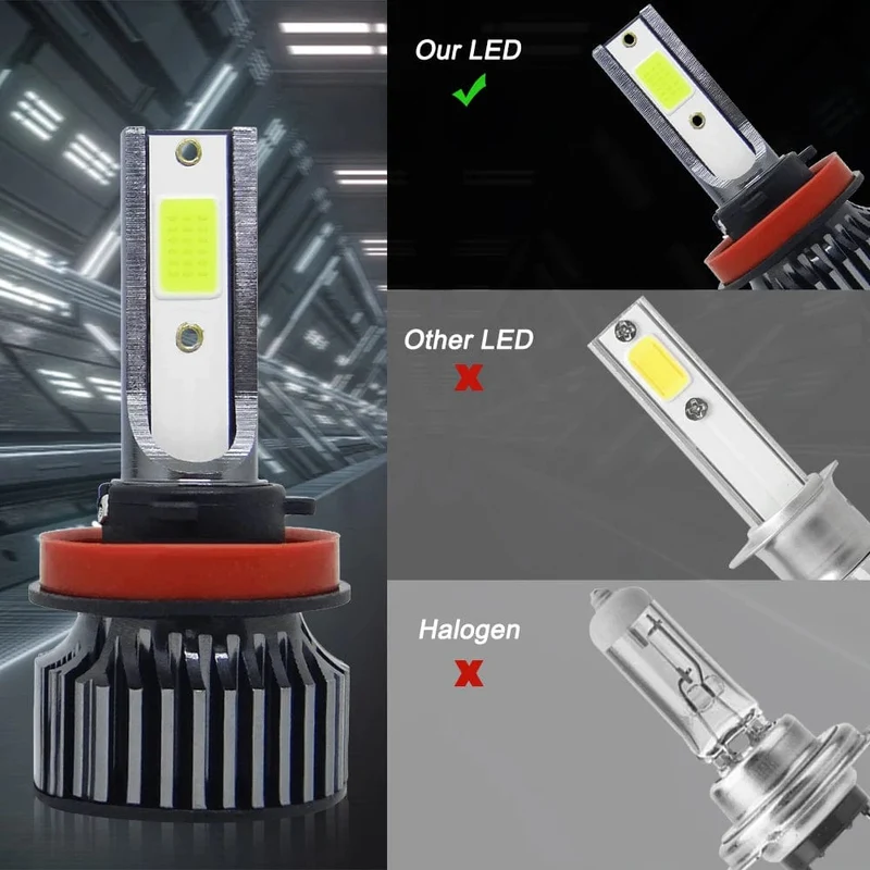 72W 16000LM Auto Scheinwerfer H4 H7 H1 LED H8 H9 H11 12000K 6000K 6500K lemon grün auto nebel Licht H3 9005 HB3 9006 12V Led-lampe F2C