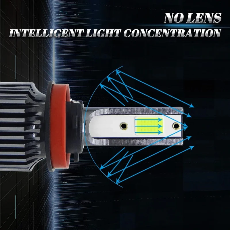 72W 16000LM Auto Scheinwerfer H4 H7 H1 LED H8 H9 H11 12000K 6000K 6500K lemon grün auto nebel Licht H3 9005 HB3 9006 12V Led-lampe F2C