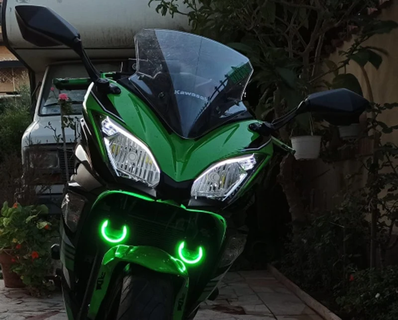 2PC 12-24V COB Led Halo-Ring Angel Eyes für Auto Motorrad Kreisförmige Led Licht Ring 70mm 80mm 90mm Tagfahrlicht Scheinwerfer Buld