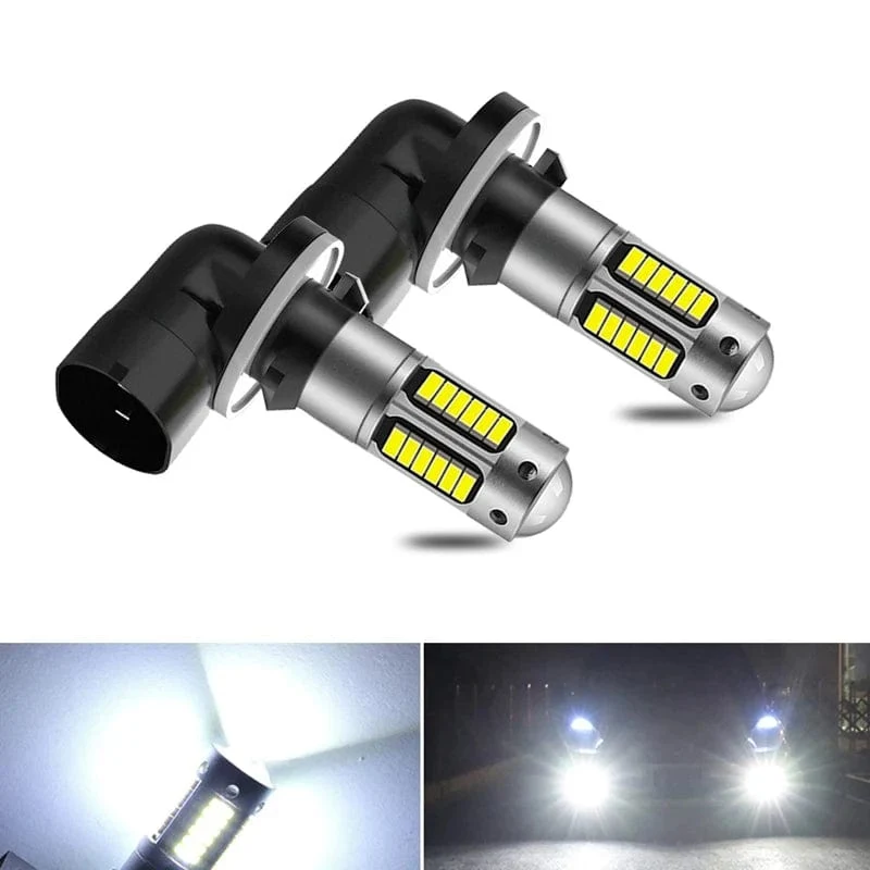 2x 881 H27 Led-lampe 30 4014smd Auto Nebel Lichter Fahren Tagfahrlicht Lampe Autos Glühbirnen Super Helle Auto Glühbirnen weiß H27W/2