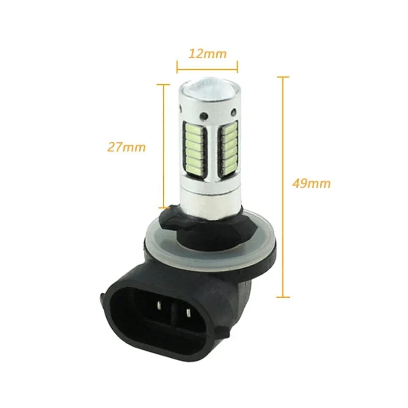 2x 881 H27 Led-lampe 30 4014smd Auto Nebel Lichter Fahren Tagfahrlicht Lampe Autos Glühbirnen Super Helle Auto Glühbirnen weiß H27W/2