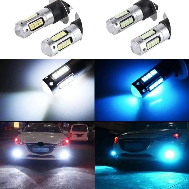 2x 881 H27 Led-lampe 30 4014smd Auto Nebel Lichter Fahren Tagfahrlicht Lampe Autos Glühbirnen Super Helle Auto Glühbirnen weiß H27W/2
