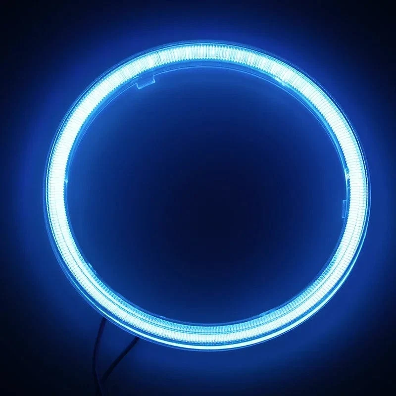 COB LED Scheinwerfer Angel Eyes Birne Halo Ring Lampe Auto Tagfahrlicht DRL Nebelscheinwerfer DC 12V Styling Licht Dekorative Lichter