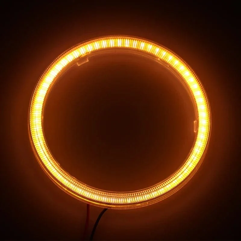 COB LED Scheinwerfer Angel Eyes Birne Halo Ring Lampe Auto Tagfahrlicht DRL Nebelscheinwerfer DC 12V Styling Licht Dekorative Lichter