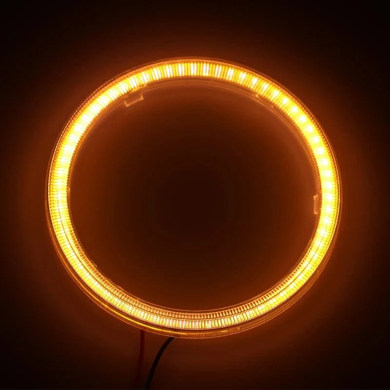 COB LED Scheinwerfer Angel Eyes Birne Halo Ring Lampe Auto Tagfahrlicht DRL Nebelscheinwerfer DC 12V Styling Licht Dekorative Lichter
