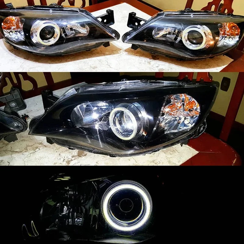 COB LED Scheinwerfer Angel Eyes Birne Halo Ring Lampe Auto Tagfahrlicht DRL Nebelscheinwerfer DC 12V Styling Licht Dekorative Lichter