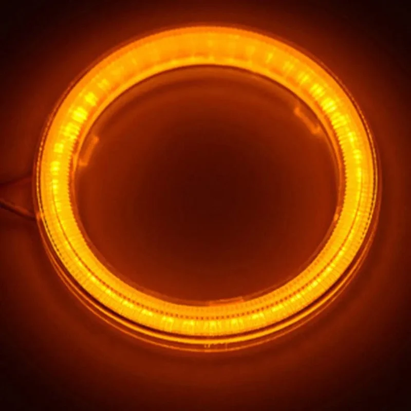 COB LED Scheinwerfer Angel Eyes Birne Halo Ring Lampe Auto Tagfahrlicht DRL Nebelscheinwerfer DC 12V Styling Licht Dekorative Lichter