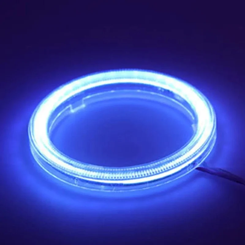 COB LED Scheinwerfer Angel Eyes Birne Halo Ring Lampe Auto Tagfahrlicht DRL Nebelscheinwerfer DC 12V Styling Licht Dekorative Lichter